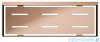 Omnires Uni koszyk prysznicowy 30x11 cm miedź połysk UN10335CP